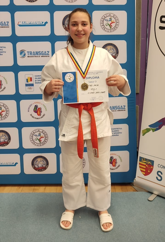 Bronz pentru judoka Maya Dienes la Naționalele U14